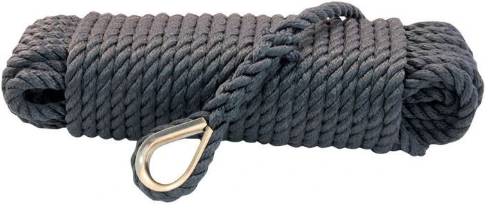 Ankerlijn Ø12mm X 30m Blauw 3 Ankerlijn Ø12mm X 30m Blauw