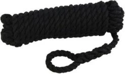 Fenderlijnen Ø8mm X 2,5m Zwart