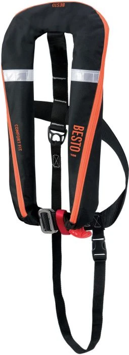 Besto Comfort Fit 165N (zwart-oranje) 3 Besto Comfort Fit 165N (zwart-oranje)