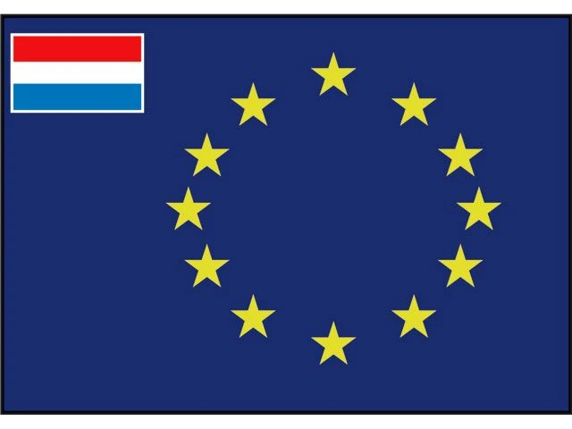 Bootvlag Nederland En Europa (Grootte: 40 X 60cm) 3 Bootvlag Nederland En Europa (Grootte: 40 X 60cm)