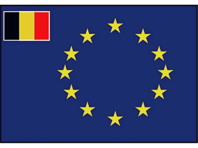 Bootvlag Belgie En Europa (Grootte: 70 X 100cm) 3 Bootvlag Belgie En Europa (Grootte: 70 X 100cm)