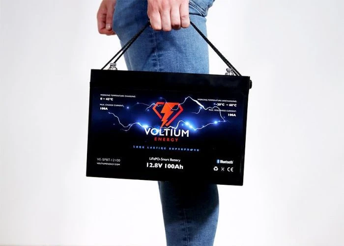 Voltium 12V 100AH Lithium Accu 4 Voltium 12V 100AH Lithium Accu - Afbeelding 2