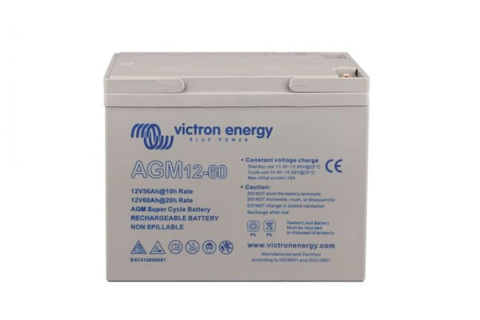 Victron 12V 60AH AGM Accu 3 Victron 12V 60AH AGM Accu