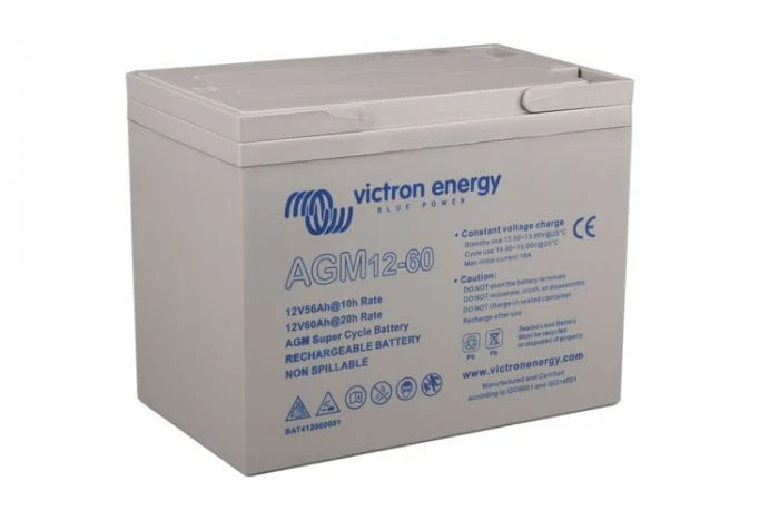 Victron 12V 60AH AGM Accu 4 Victron 12V 60AH AGM Accu - Afbeelding 2