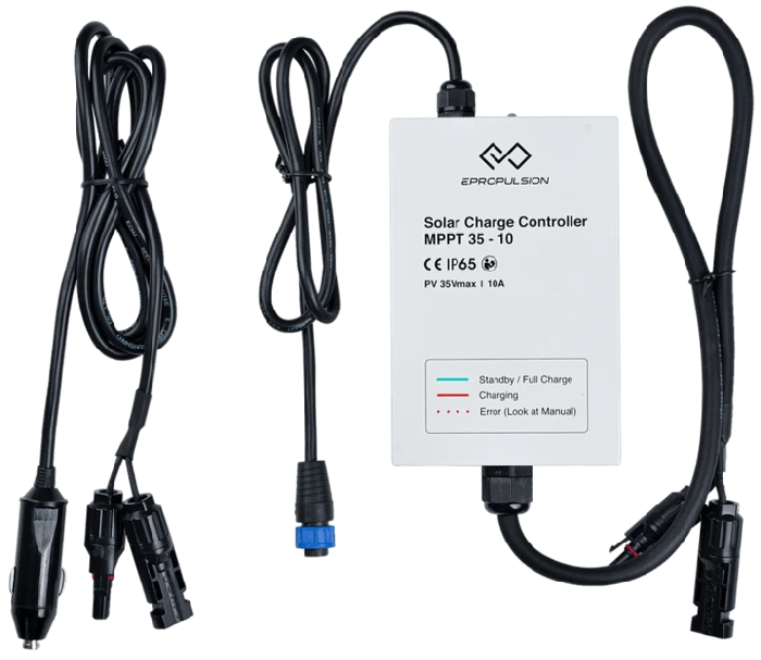 EPropulsion Spirit 1.0 Plus Zonnepaneel Acculader 3 EPropulsion Spirit 1.0 Plus Zonnepaneel Acculader