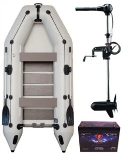 Rubberboot Met Motor Set - Lichtgewicht